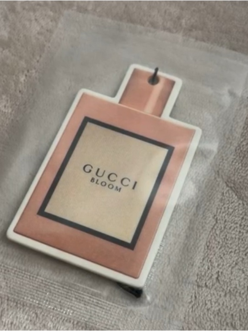 Gucci Bloom Hanging Air Freshener - Blush Pink, Cream & Black